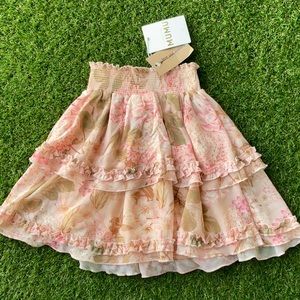 Preppy Show me your mumu floral flower shae skirt